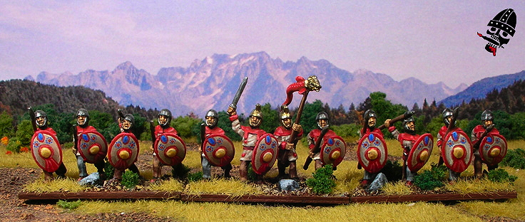 II/83a Patrician Roman Army from Alain Touller Figurines painted by Neldoreth - An Hour of Wolves & Shattered Shields