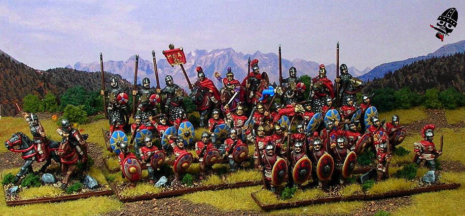 II/83a Patrician Roman Army from Alain Touller Figurines painted by Neldoreth - An Hour of Wolves & Shattered Shields