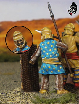 Ancient Persian Shield Bearer from Wargames Factory painted by Neldoreth - An Hour of Wolves & Shattered Shields
