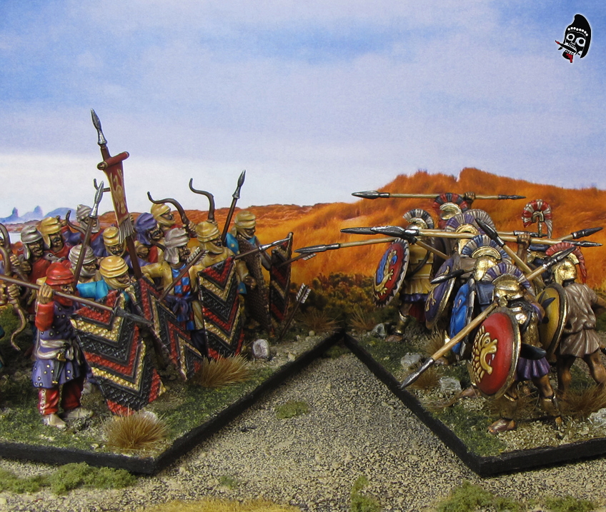 Ancient Persian Kardakes from Wargames Factory and Warlord Games (Immortal Miniatures) painted by Neldoreth - An Hour of Wolves & Shattered Shields