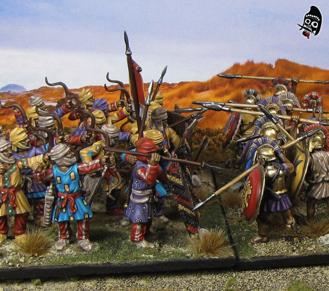 Ancient Persian Kardakes from Wargames Factory and Warlord Games (Immortal Miniatures) painted by Neldoreth - An Hour of Wolves & Shattered Shields