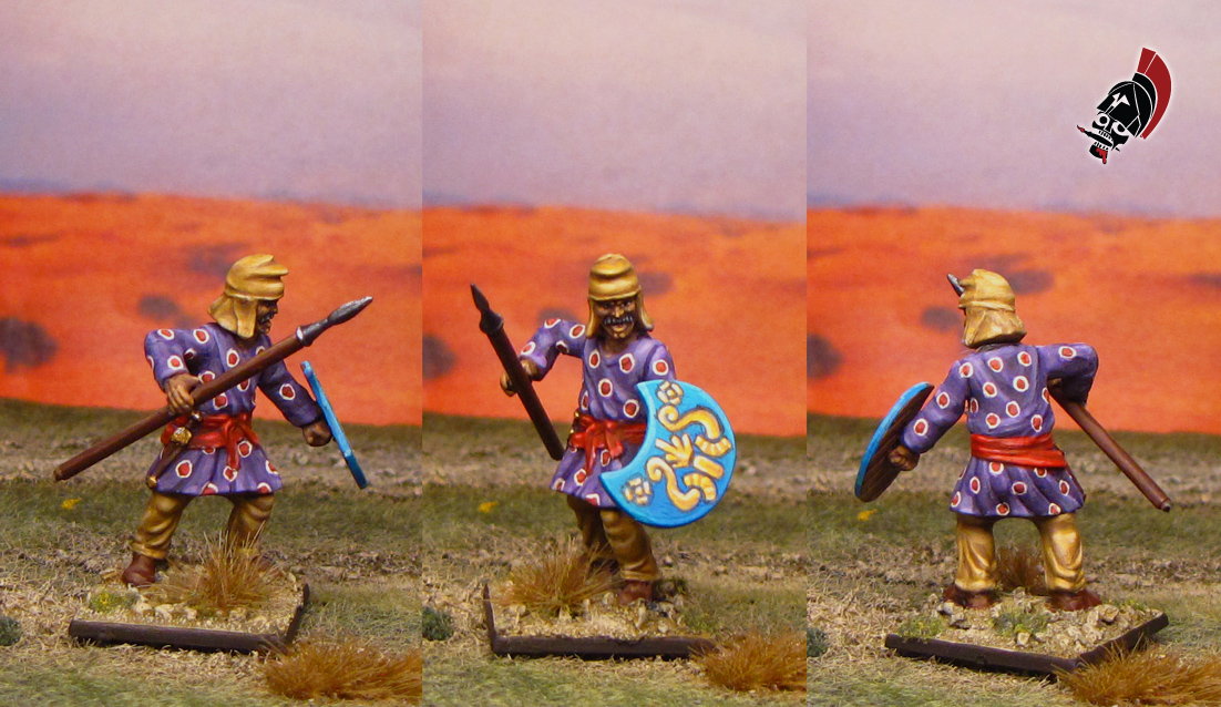 Ancient Persian Peltasts from Wargames Factory painted by Neldoreth - An Hour of Wolves & Shattered Shields