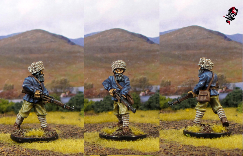 Russian Civil War Anarchists from Copplestone Castings painted by Neldoreth - An Hour of Wolves & Shattered Shields