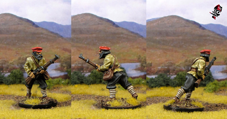 Russian Civil War Anarchists from Copplestone Castings painted by Neldoreth - An Hour of Wolves & Shattered Shields
