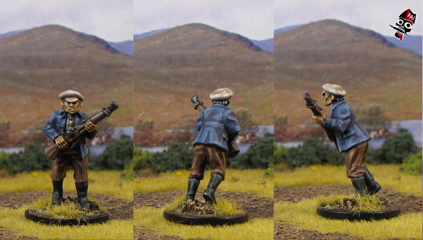 Russian Civil War Anarchists from Copplestone Castings painted by Neldoreth - An Hour of Wolves & Shattered Shields