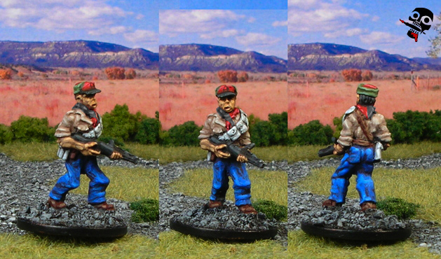 Spanish Civil War Anarchists from Banderra Miniatures in 20mm painted by Neldoreth - An Hour of Wolves & Shattered Shields