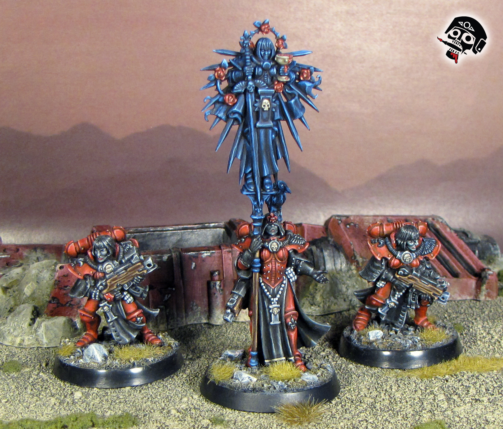 Sisters of Battle from Games Workshop painted by Neldoreth - An Hour of Wolves & Shattered Shields