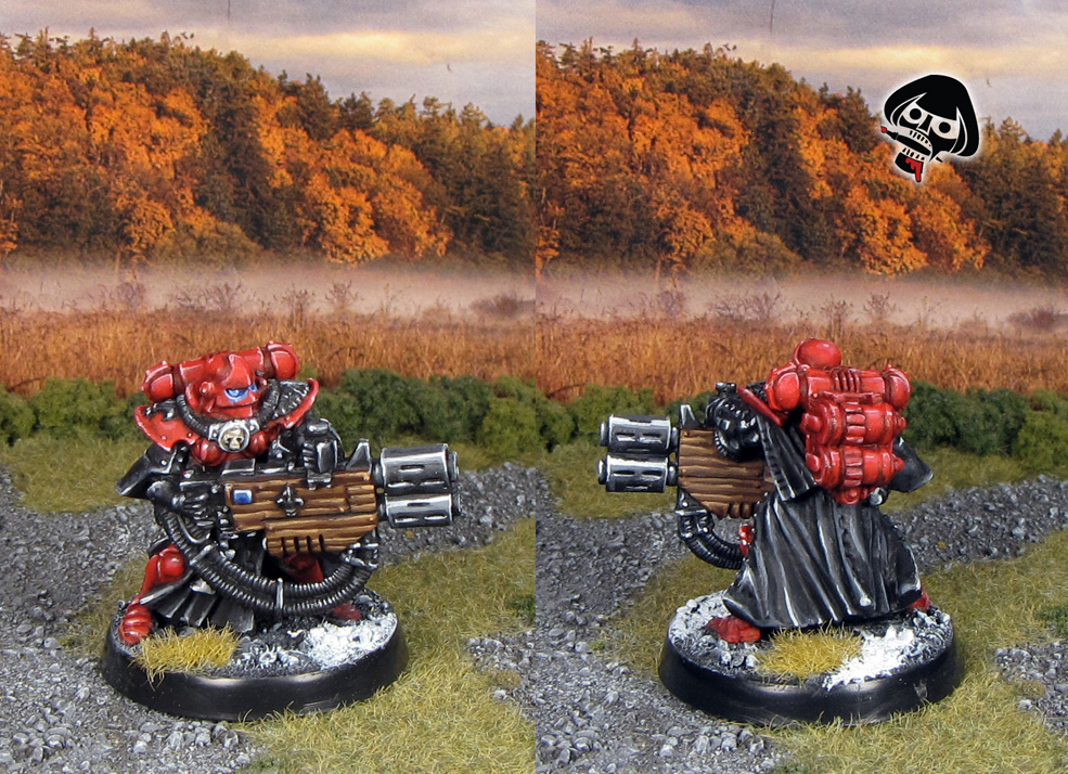 Sisters of Battle Adeptas Sororitas with Multimelta from Games Workshop painted by Neldoreth - An Hour of Wolves & Shattered Shields