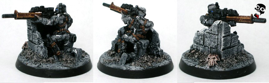 Vindicare Assassin from Games Workshop painted by Neldoreth - An Hour of Wolves & Shattered Shields