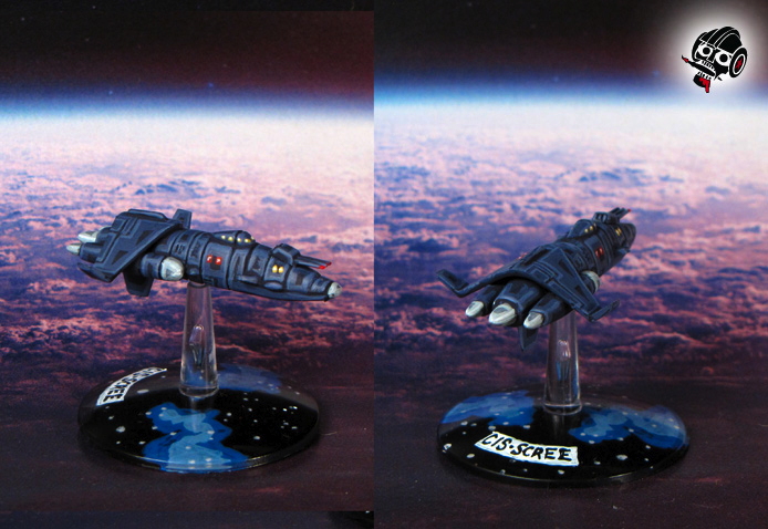 Star Blazers Space Ship Yamato Gamilon fighter? from Bandai painted by Neldoreth - An Hour of Wolves & Shattered Shields