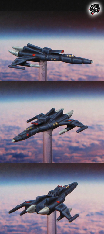 Star Blazers Space Ship Yamato from Bandai painted by Neldoreth - An Hour of Wolves & Shattered Shields