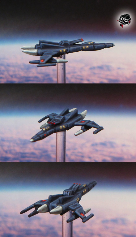 Star Blazers Space Ship Yamato from Bandai painted by Neldoreth - An Hour of Wolves & Shattered Shields