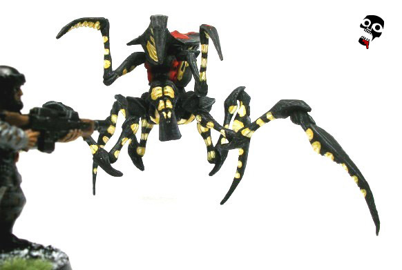 Starship Troopers Arachnids from Mongoose Publishing painted by Neldoreth - An Hour of Wolves & Shattered Shields