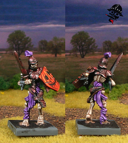 Undead skeleton balefire catapult from Mantic Games painted by Neldoreth - An Hour of Wolves & Shattered Shields