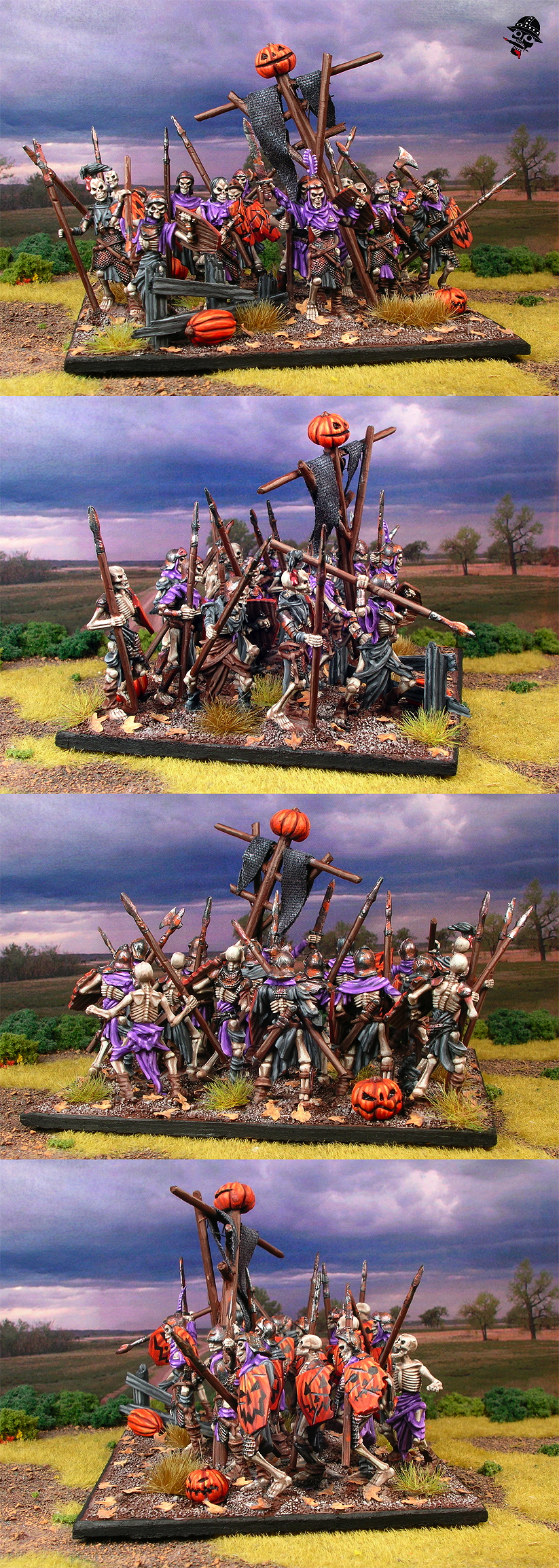 Undead Skeletons from Mantic Miniatures painted by Neldoreth - An Hour of Wolves & Shattered Shields Undead Skeletons from Mantic Miniatures painted by Neldoreth - An Hour of Wolves & Shattered Shields