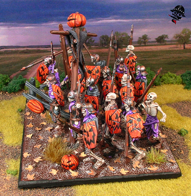 Undead Skeletons from Mantic Miniatures painted by Neldoreth - An Hour of Wolves & Shattered Shields