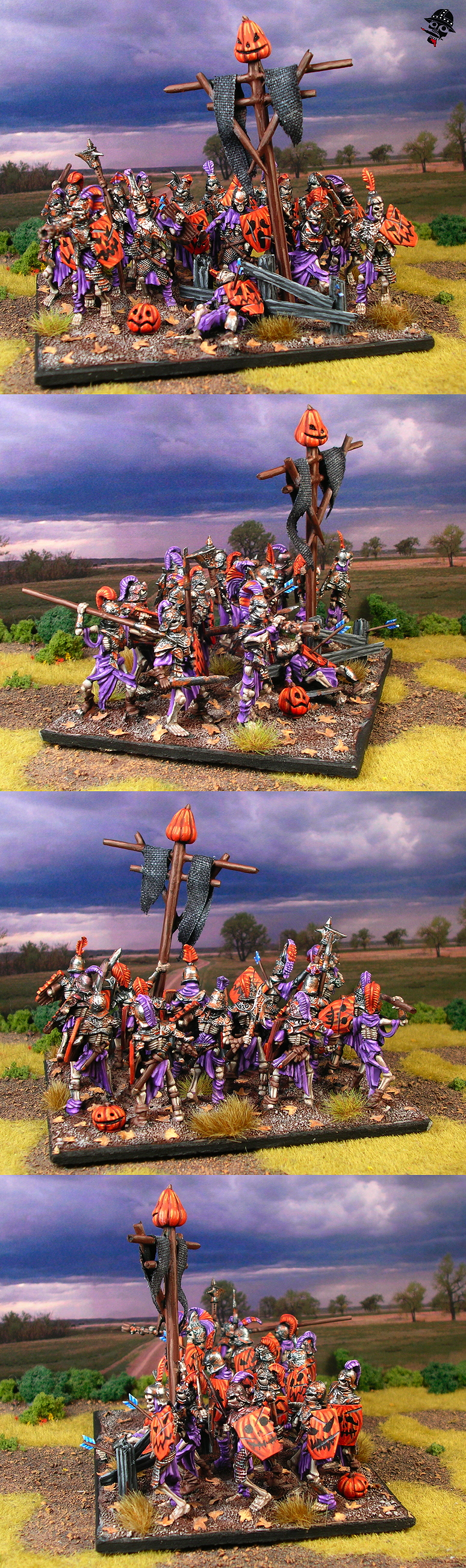 Undead Skeleton Revenants from Mantic Miniatures painted by Neldoreth - An Hour of Wolves & Shattered Shields