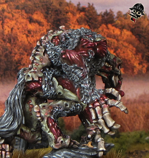 Zombie Werewolf from Reaper Miniatures painted by Neldoreth - An Hour of Wolves & Shattered Shields