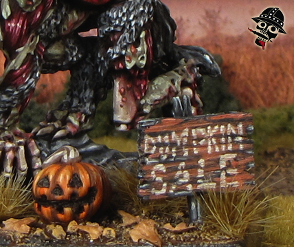 Zombie Werewolf from Reaper Miniatures painted by Neldoreth - An Hour of Wolves & Shattered Shields