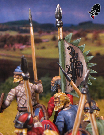 Viking bondi from Wargames Factory painted by Neldoreth - An Hour of Wolves & Shattered Shields