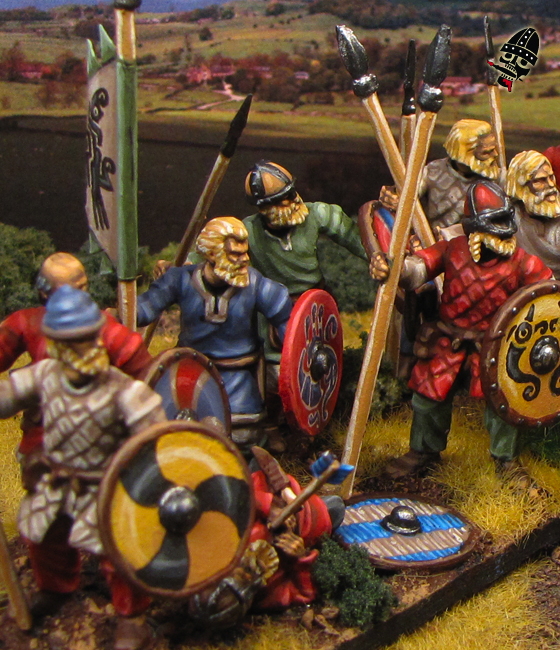 Viking bondi from Wargames Factory painted by Neldoreth - An Hour of Wolves & Shattered Shields