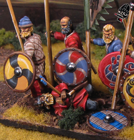 Viking bondi from Wargames Factory painted by Neldoreth - An Hour of Wolves & Shattered Shields