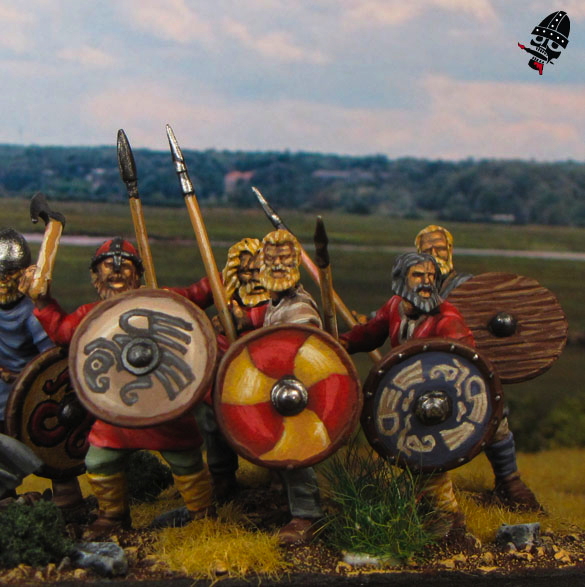 Viking bondi from Wargames Factory painted by Neldoreth - An Hour of Wolves & Shattered Shields