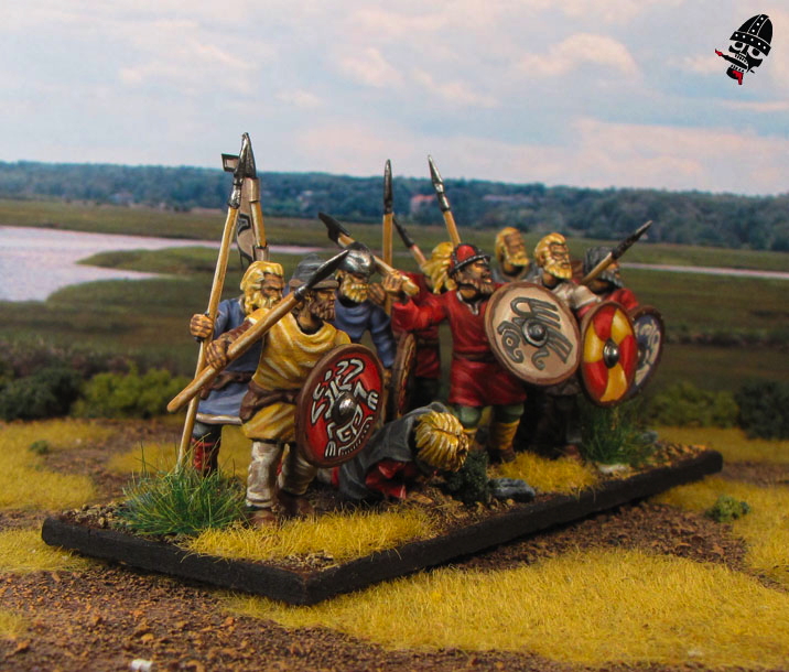 Viking bondi from Wargames Factory painted by Neldoreth - An Hour of Wolves & Shattered Shields