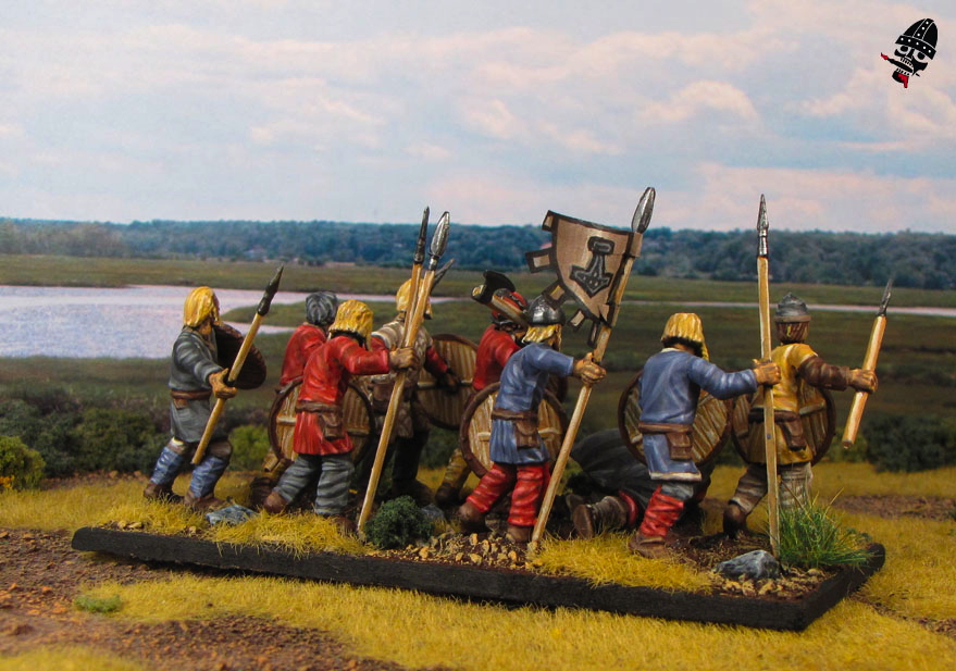 Viking bondi from Wargames Factory painted by Neldoreth - An Hour of Wolves & Shattered Shields