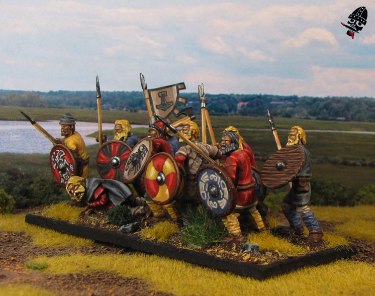 Viking bondi from Wargames Factory painted by Neldoreth - An Hour of Wolves & Shattered Shields