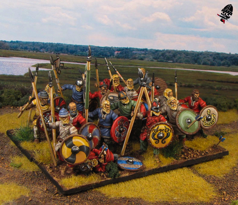 Viking bondi from Wargames Factory painted by Neldoreth - An Hour of Wolves & Shattered Shields
