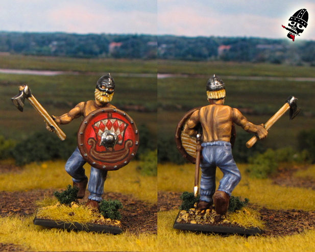 Viking berzerkers from Wargames Factory painted by Neldoreth - An Hour of Wolves & Shattered Shields