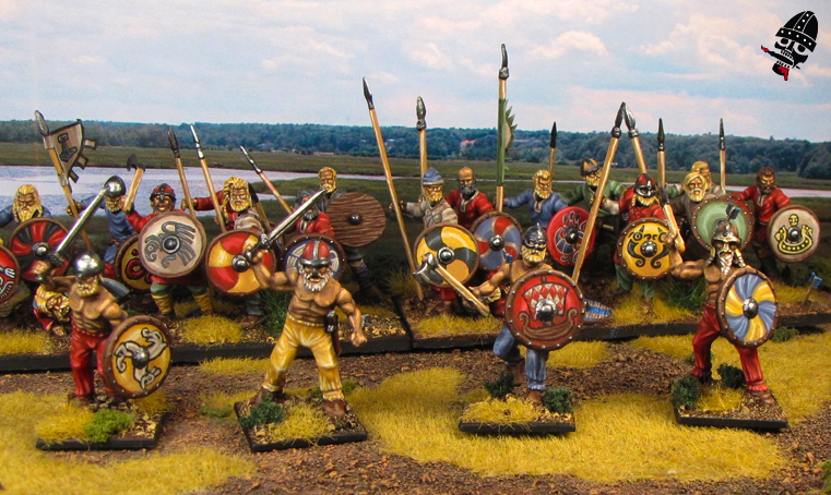 Viking berzerkers from Wargames Factory painted by Neldoreth - An Hour of Wolves & Shattered Shields
