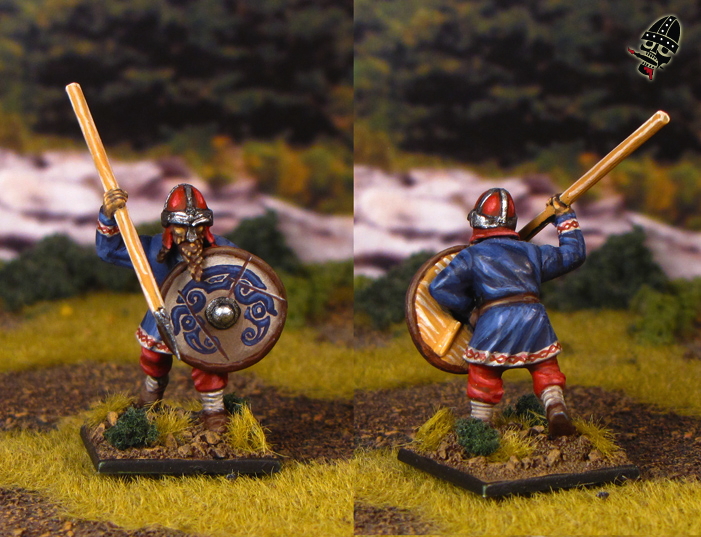 Viking Leidang or Bondi or Levy from Gripping Beast painted by Neldoreth - An Hour of Wolves & Shattered Shields