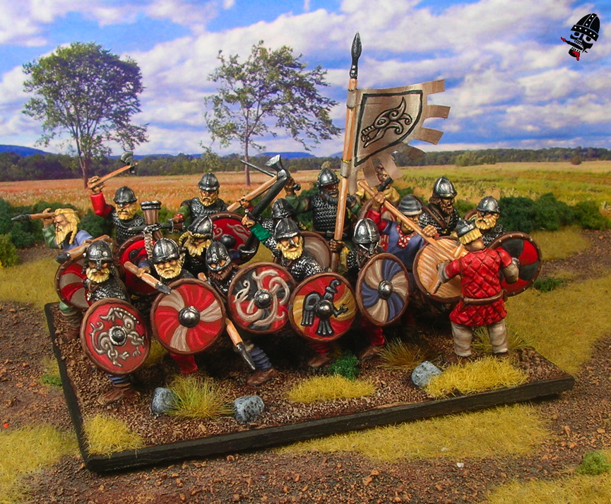 Swedish Vikings from Wargames Factory and Gripping Beast painted by Neldoreth - An Hour of Wolves & Shattered Shields