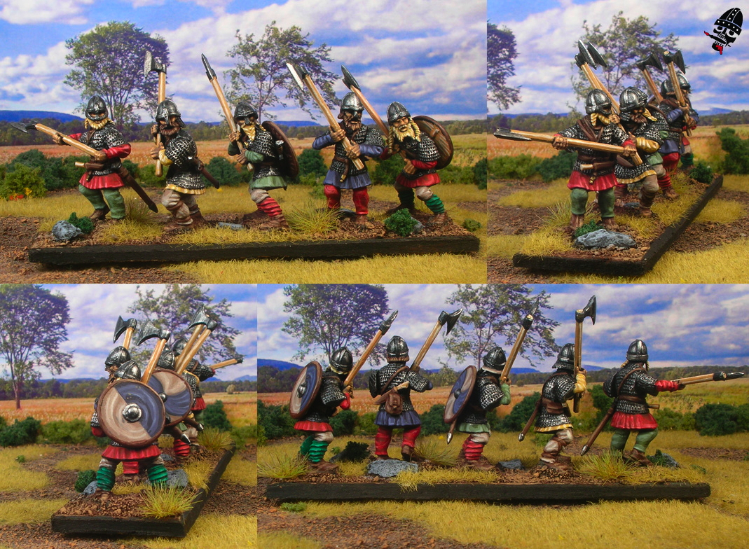 Swedish Vikings from Gripping Beast painted by Neldoreth - An Hour of Wolves & Shattered Shields
