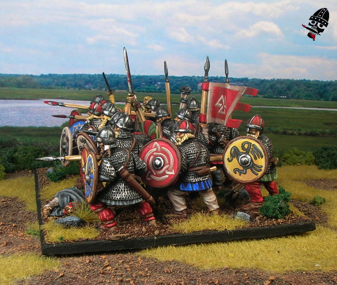 Swedish Vikings from Gripping Beast painted by Neldoreth - An Hour of Wolves & Shattered Shields