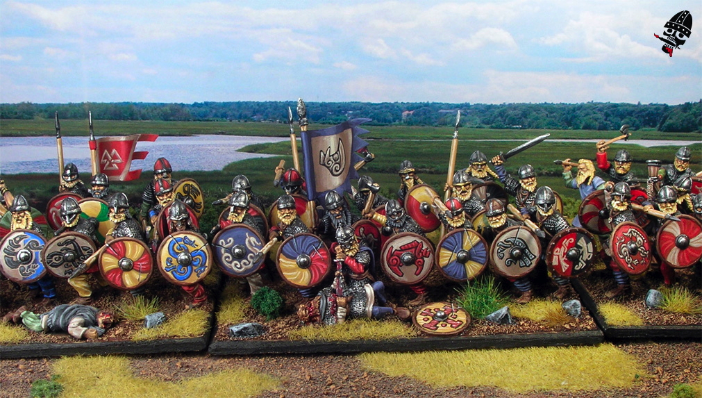 Swedish Vikings from Gripping Beast painted by Neldoreth - An Hour of Wolves & Shattered Shields