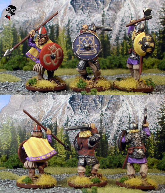 Swedish Vikings from Old Glory, Gripping Beast painted by Neldoreth - An Hour of Wolves & Shattered Shields