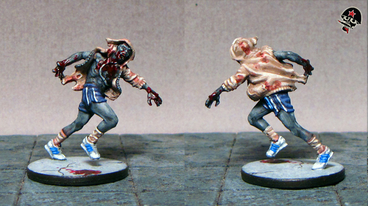 Zombicide Zombies from Cool Mini Or Not painted by Neldoreth - An Hour of Wolves & Shattered Shields