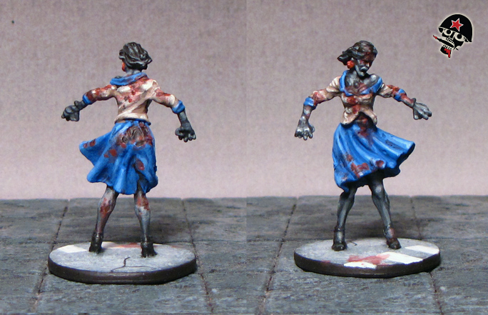 Zombicide Zombies from Cool Mini Or Not painted by Neldoreth - An Hour of Wolves & Shattered Shields