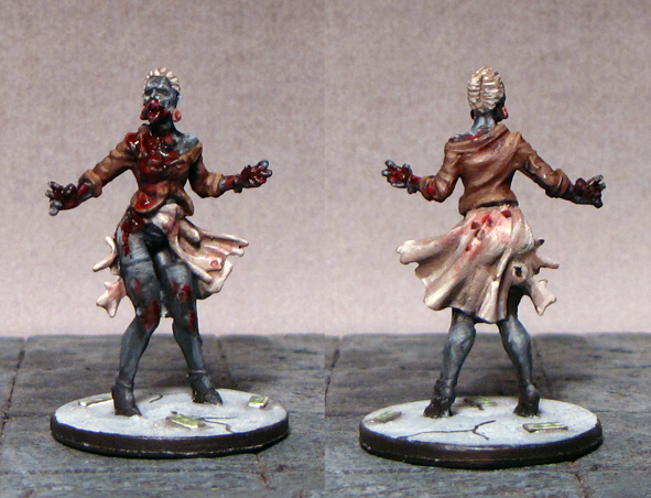 Zombicide Zombies from Cool Mini Or Not painted by Neldoreth - An Hour of Wolves & Shattered Shields