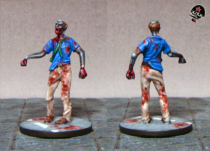 Zombicide Zombies from Cool Mini Or Not painted by Neldoreth - An Hour of Wolves & Shattered Shields