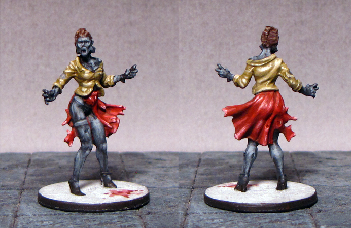 Zombicide Zombies from Cool Mini Or Not painted by Neldoreth - An Hour of Wolves & Shattered Shields