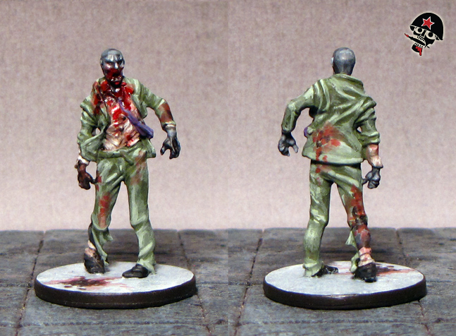 Zombicide Zombies from Cool Mini Or Not painted by Neldoreth - An Hour of Wolves & Shattered Shields