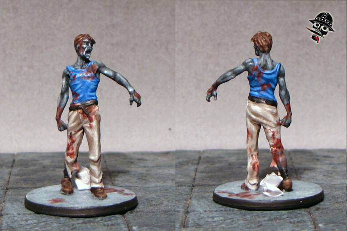 Zombicide Zombies from Cool Mini Or Not painted by Neldoreth - An Hour of Wolves & Shattered Shields