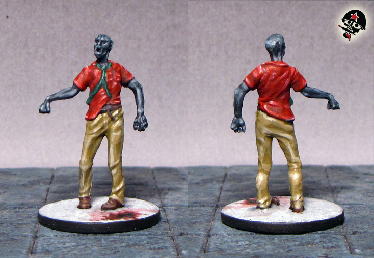 Zombicide Zombies from Cool Mini Or Not painted by Neldoreth - An Hour of Wolves & Shattered Shields