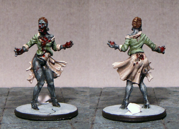 Zombicide Zombies from Cool Mini Or Not painted by Neldoreth - An Hour of Wolves & Shattered Shields