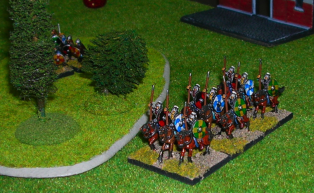Lombards maneuver around the Visigoths