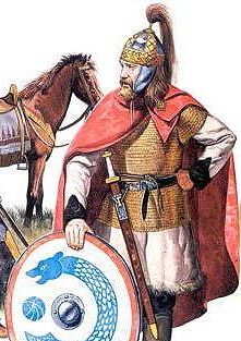 Visigothic, Lombard, Gothic Warriors illustration
